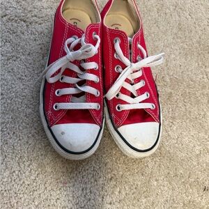 Women's Classic Red Canvas Sneakers